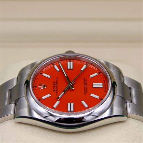 rolex 124300 red